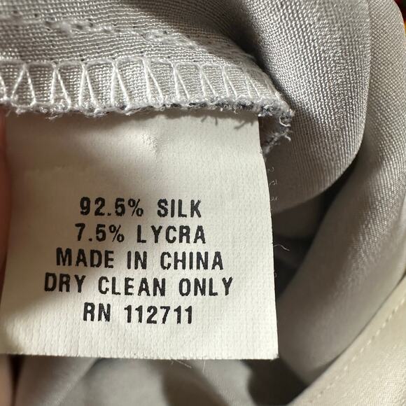 Jay Godfrey One Shoulder Silk Blend Dress - Picture 6 of 7